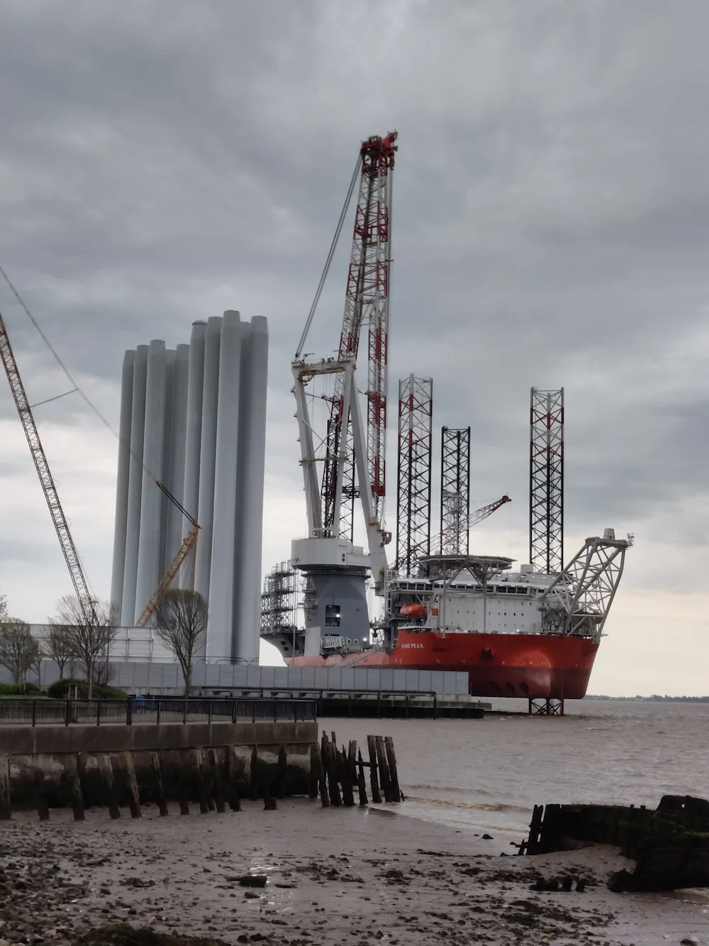 Wind Peak Offshore Vessel at Alexandra Dock Hull