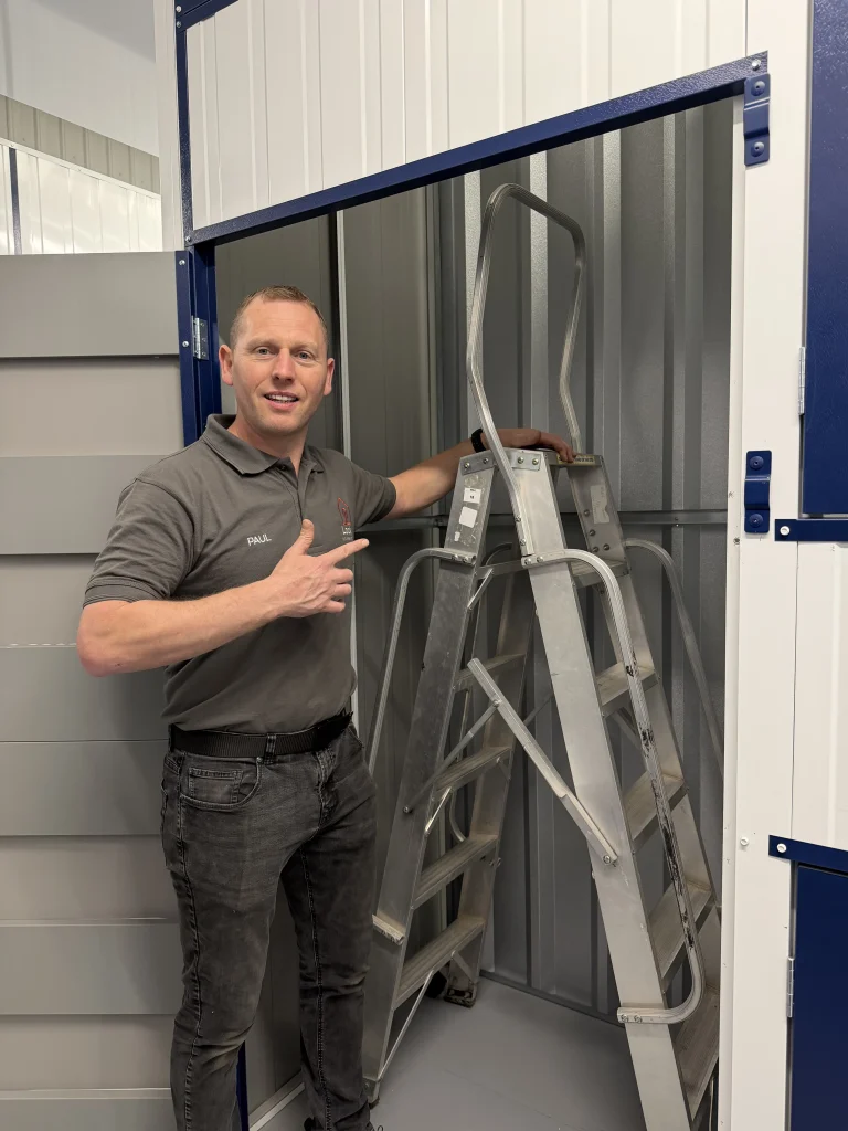 10 sq ft stacker self storage unit in Hull with tall 8ft height at Lockd Future Self Storage