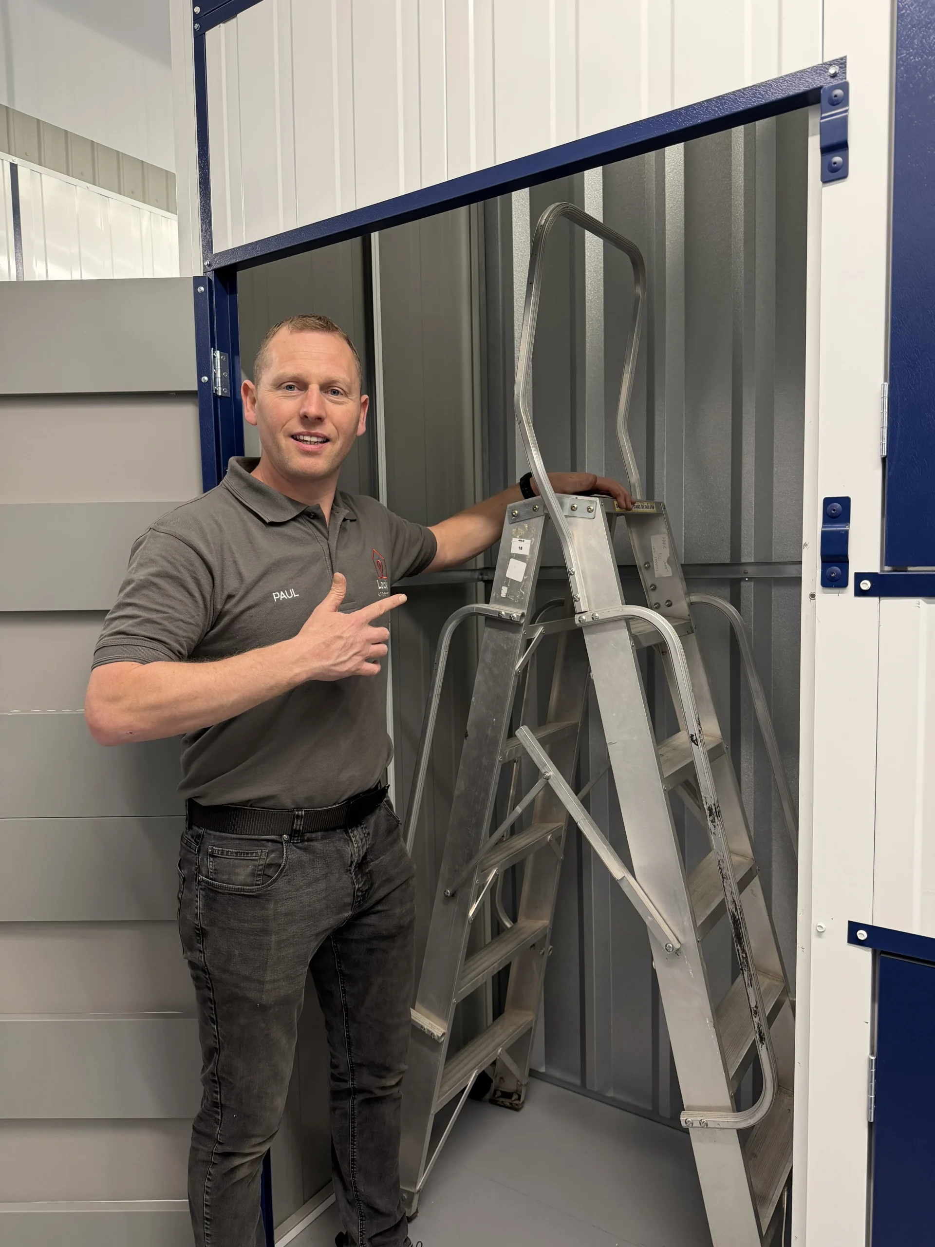 10 sq ft stacker self storage unit in Hull with tall 8ft height at Lockd Future Self Storage